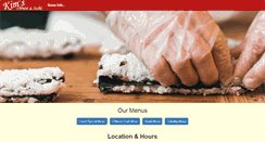 Desktop Screenshot of kims-sushi.com