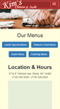 Mobile Screenshot of kims-sushi.com